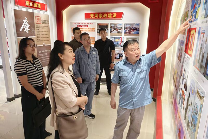集团党委宣传部到尊时凯龙Z6调研